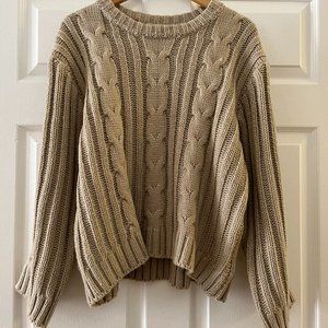 Princess Polly Morgan Oversized Sweater Beige - XS/S